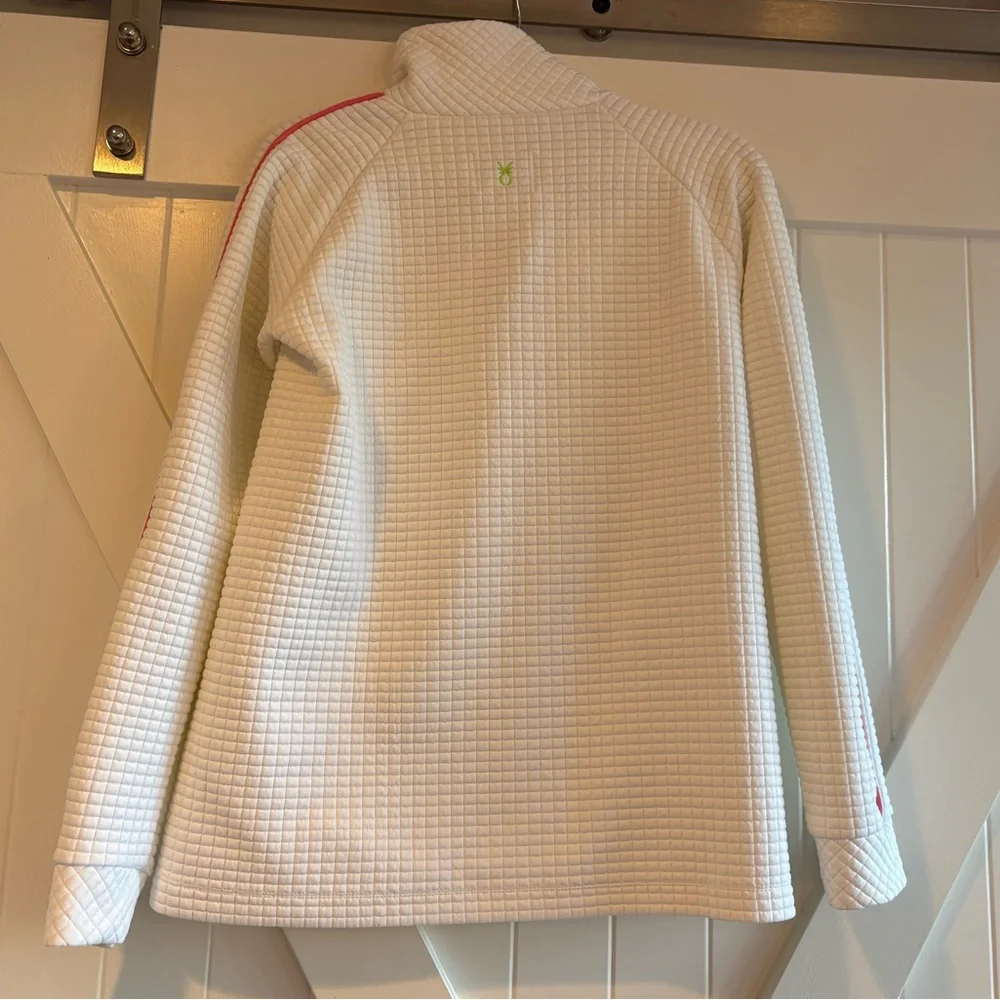 Dudley Stephens White Pearl Pullover in Waffler Knit, Size Small - Picture 6 of 6
